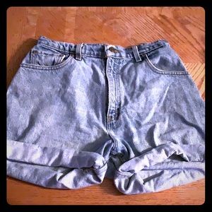 Vintage Levi denim shorts